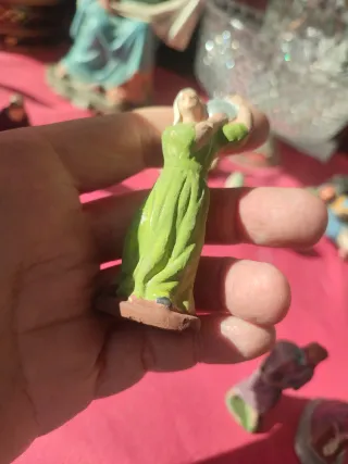 6 Figuras Nacimiento Belén Pesebre Antiguas