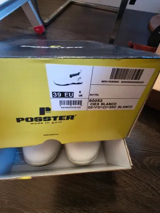 Calzado ortopédico Posster Profesional Blanco