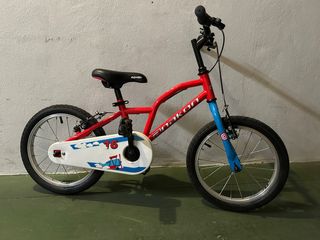 Bicicleta infantil Anakon 16 roja y azul