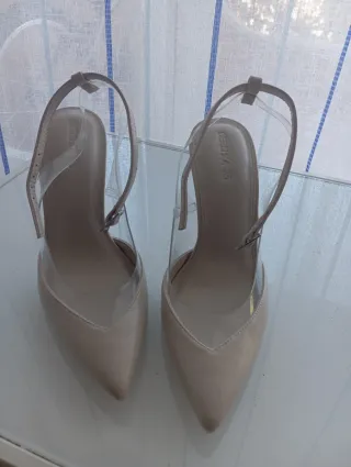 Zapatos Bershka Talla 35 Beige