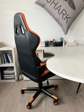 Silla Gaming Vinsetto Negra y Naranja