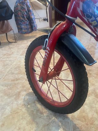 Bicicleta infantil Cars 4-7 años