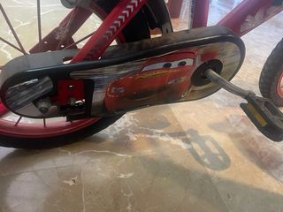 Bicicleta infantil Cars 4-7 años