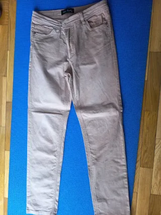 Pantalón mujer Pilar Prieto marrón claro