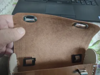 Borsello porta attrezzi bici in pelle