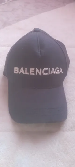 Gorra Balenciaga Negra Bordada