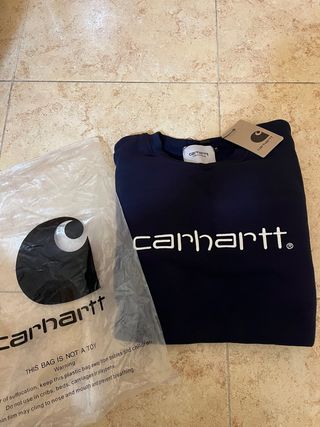 Sudadera Carhartt Azul Unisex