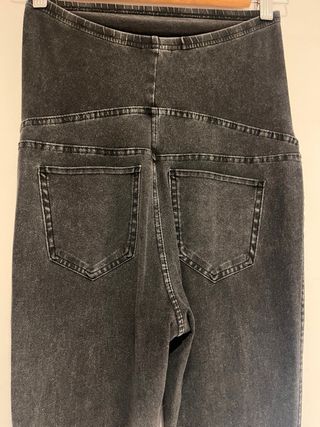 Vaqueros Premamá H&M Gris Skinny Elásticos