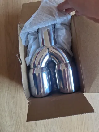 Silenciador Doble Escape Coche