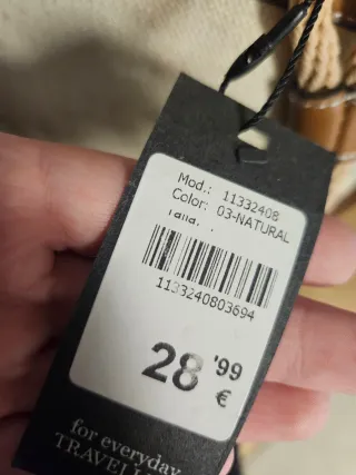 Bolso PACO MARTINEZ Beige y Marrón