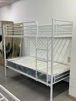 Litera metálica individual blanca NUEVA