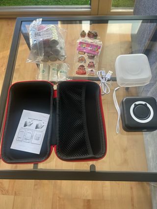 Mini Impresora Portátil Negra y Blanca