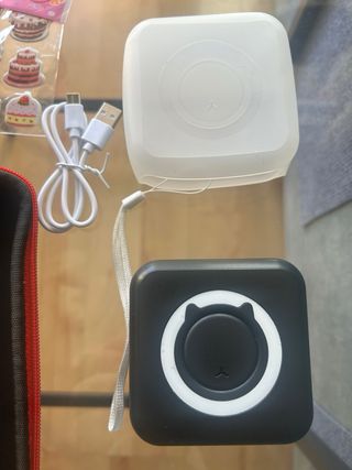 Mini Impresora Portátil Negra y Blanca