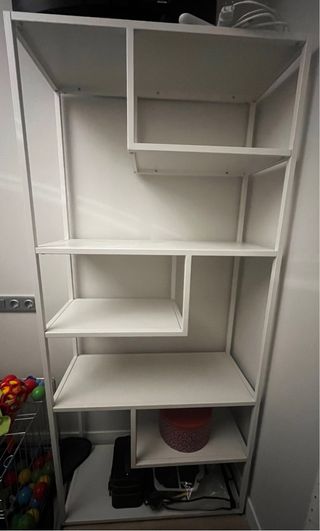 Estantería Metálica Decorativa Blanca