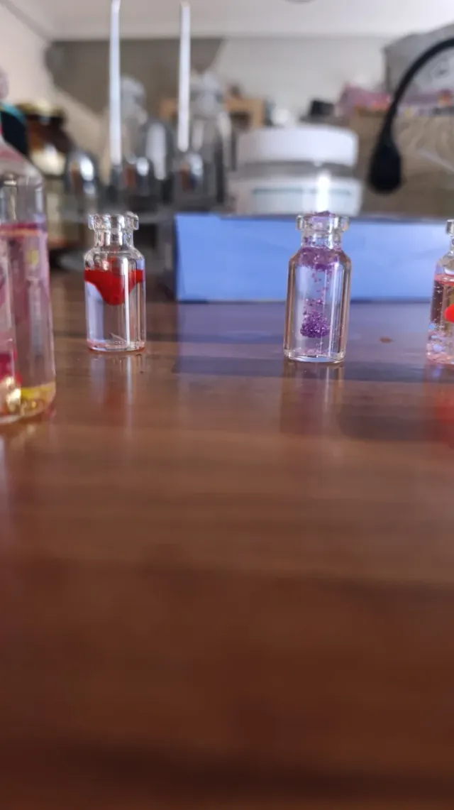 Mini botellas cera gel artesanales