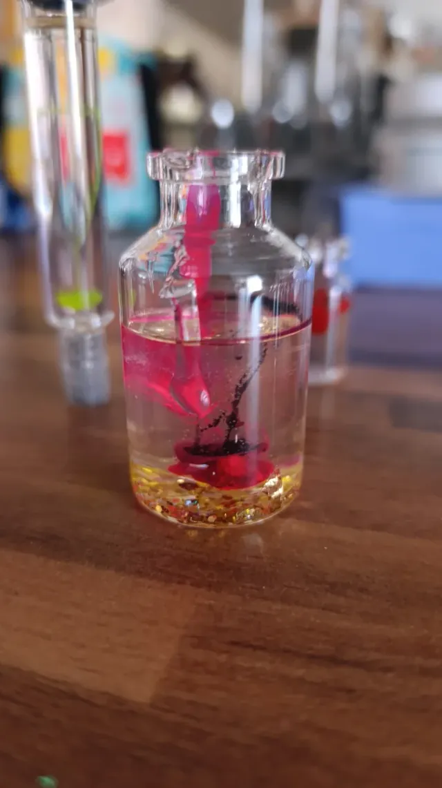 Mini botellas cera gel artesanales