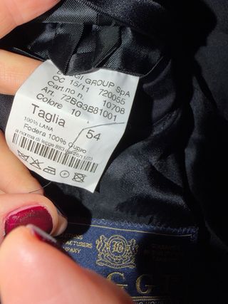 Boggi Milano Blazer Blu/Nero Made in Italy