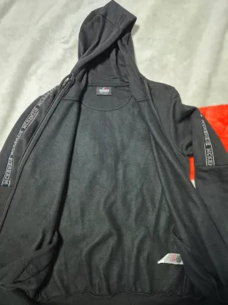 Sudadera McKenzie Negra con Cremallera