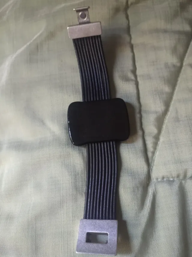 Pulsera Diseño Propio Azul y Plateada