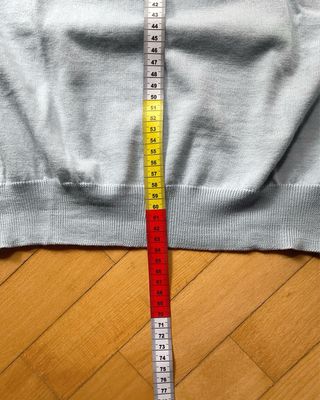 Gilet lana azzurrino vintage Bramante