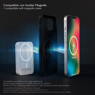 Batteria Magnetica Wireless 5000mAh