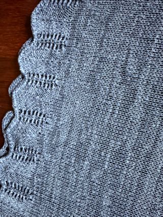 Top Punto Cortefiel Talla M Azul Knit Mujer