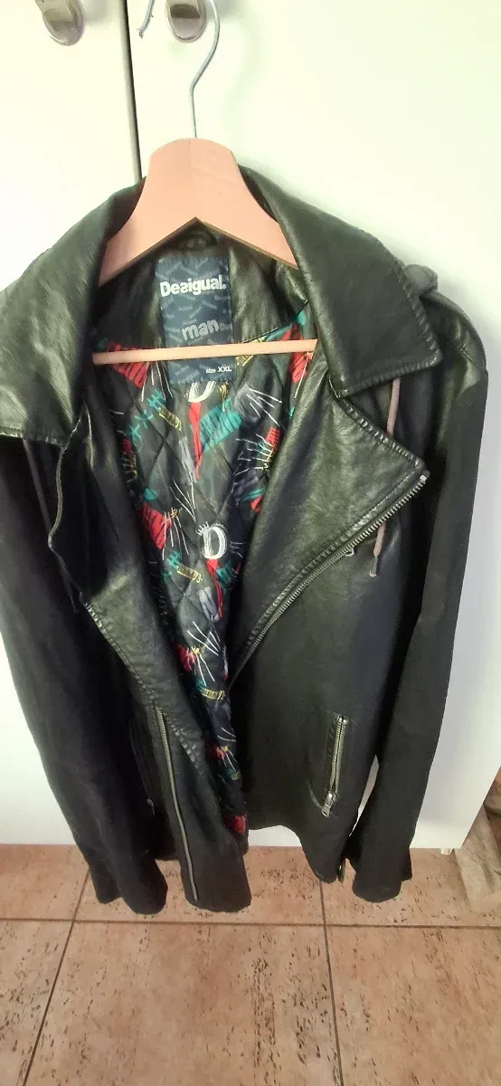 Chaqueta Biker Desigual Hombre Talla XXL