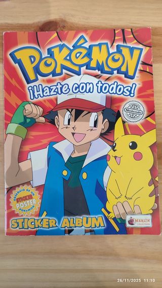 Álbum Cromos Pokémon Original Merlin