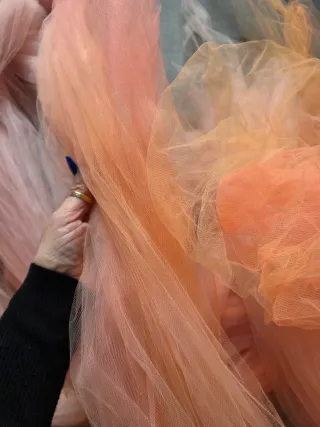 Tulle rosa arancio