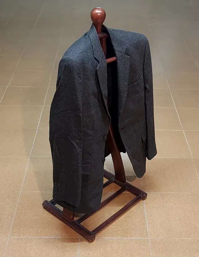 Galán de noche in legno di mogano, 45x36x104 antico, med