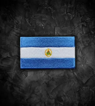 Nicaragua 🇳🇮 parche bandera termoadhesiva