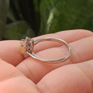 Anillo Plata 925 Ópalo Natural Talla 56