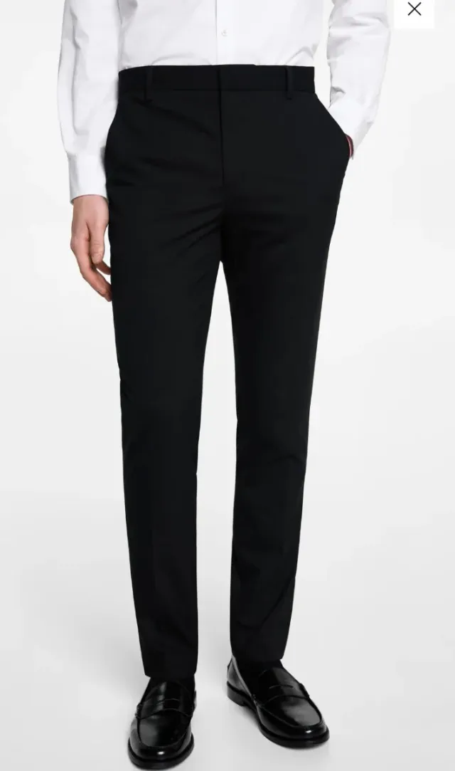 Traje slim fit negro sin estrenar talla S