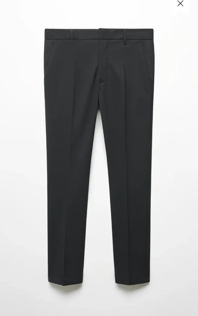 Traje slim fit negro sin estrenar talla S