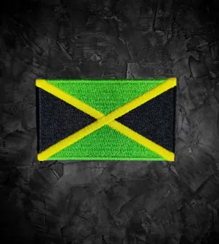 Jamaica 🇯🇲 Parche bandera termoadhesiva