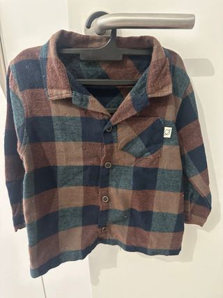 Camisa cuadros infantil