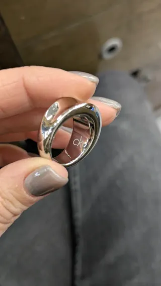 Anello Calvin Klein Acciaio Argento