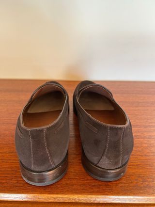 Mocasines Lottusse Class borlas serraje moka.