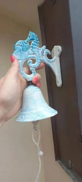 Campana da parete cavalluccio marino nuova