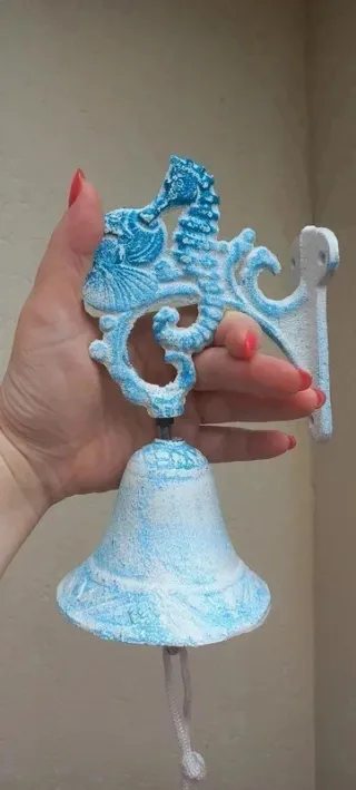 Campana da parete cavalluccio marino nuova