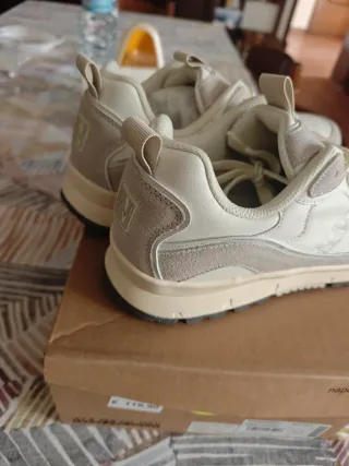 Napapijri Sneakers Uomo 45 Beige/Bianco Nuove