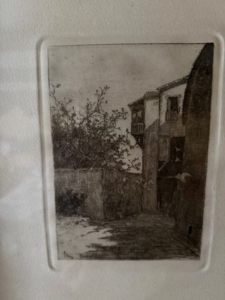 Grabado original Agustin Lhardy s.XIX