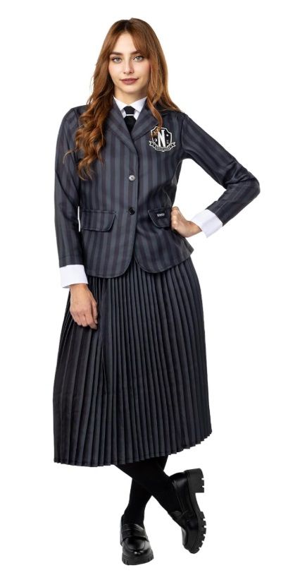 Disfraz Wednesday Addams Talla XL
