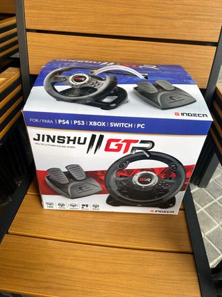 Volante Jinshu GTR para PS4, PS3, Xbox, Switch, pc