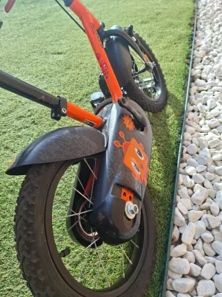 Bicicleta Infantil Btwin 500 Robot Naranja