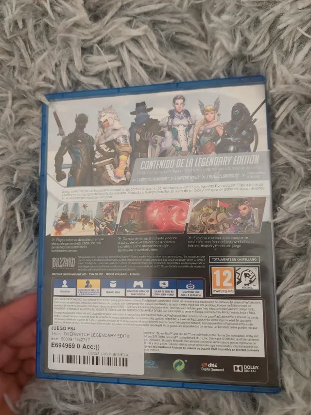 Ps4 Oberwatch Legendary Edición
