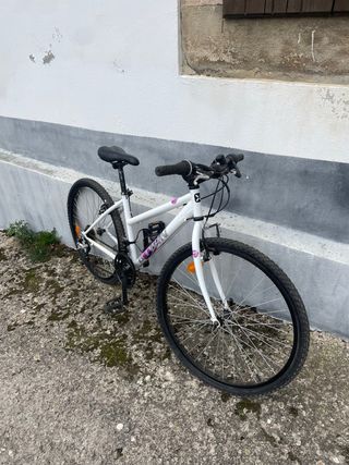 Bicicleta BTT Btwin Blanca
