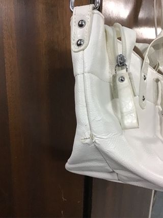 Bolso blanco mujer