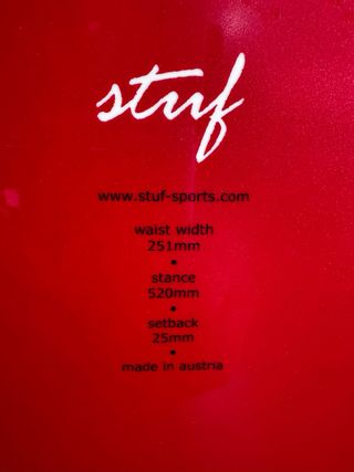Snowboard Stuf Gothic 153