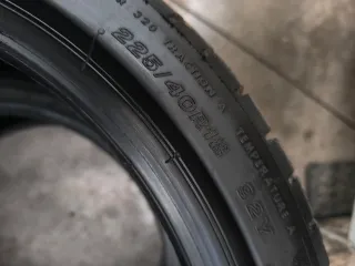 Una de ellas tiene un pinchazo reparado bridgeston